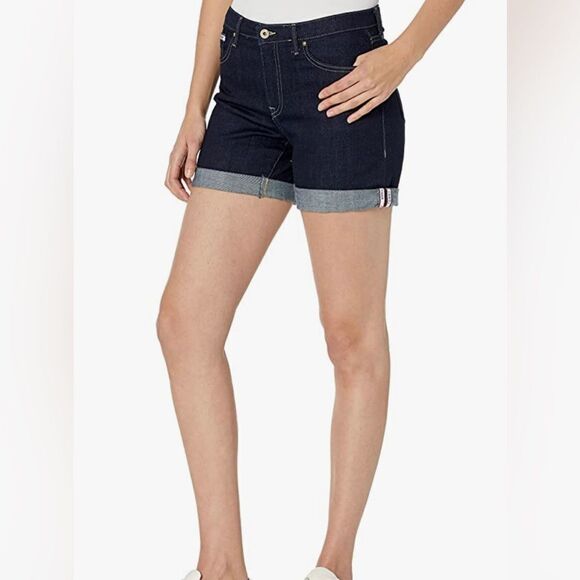 Tommy Hilfiger Pants - Tommy Hilfiger women’s size 18 denim jean shorts with cuffs.